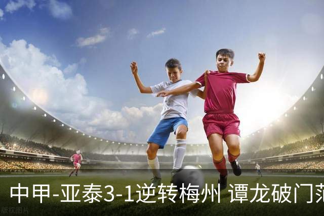中甲-亚泰3-1逆转梅州 谭龙破门范厚泰造余炜廉乌龙 梅州仍旧垫底